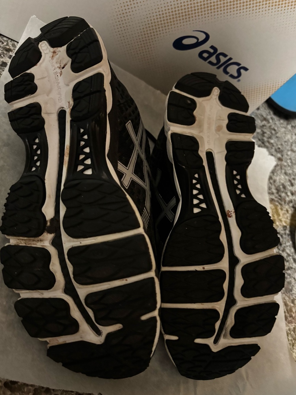 ASICS Women’s Gel-Nimbus Running Shoes — Black with Silver Accents - Picture 8 of 11
